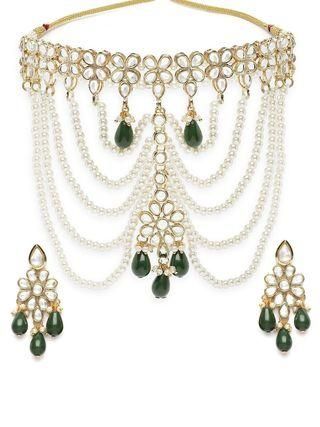 Kundan Choker Necklace Set