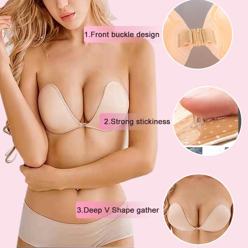 Invisible Sticky Bras (Pack of 2)