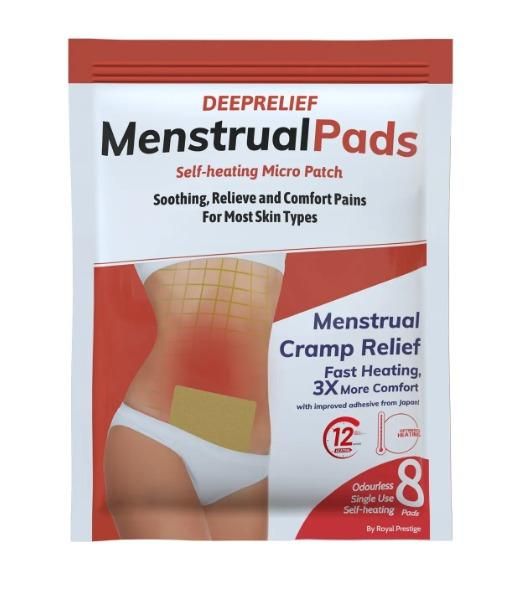 Menstruation Pain Relief Pad (Pack of 8)